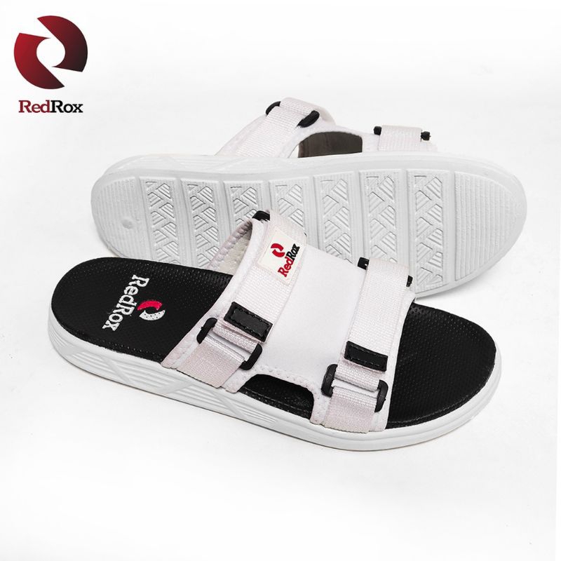 REDROX Basic Pro Advance Sanda Pria Slop / Slide On Original Black &amp; White