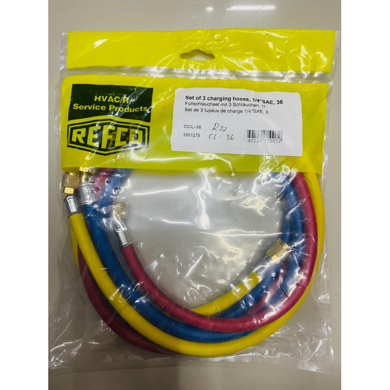 Selang manifold R22 R134 REFCO 90cm