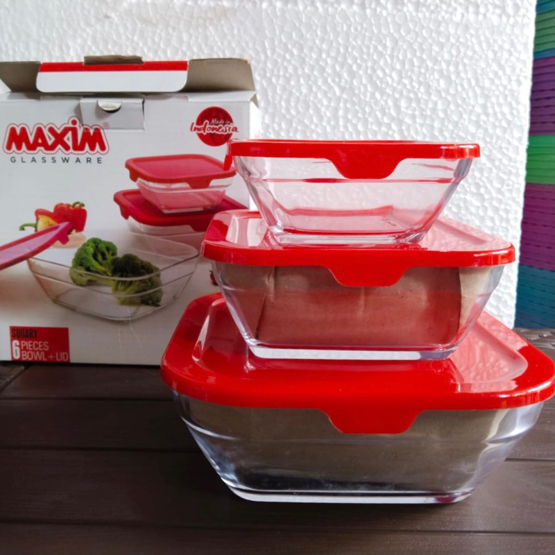 Maxim bowl/square | mangkok persegi | mangkok set hadiah