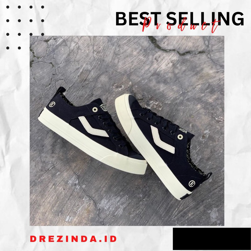 SEPATU VENTELA EVIL X PAPA GADING HIGH & LOW - Sepatu Sneakers Canvas Pria/Wanita Ventela Original