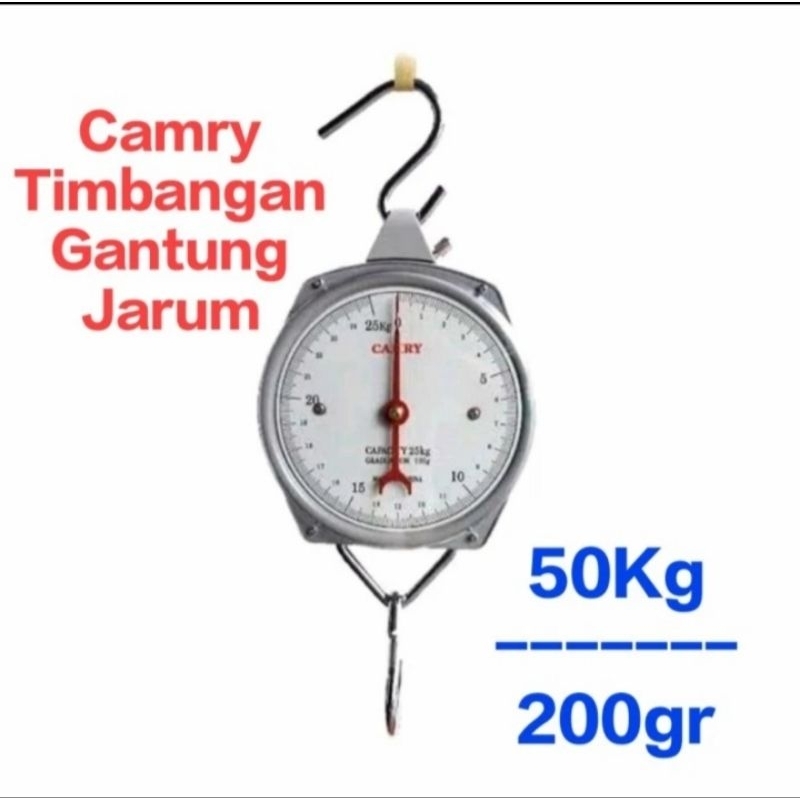CAMRY TIMBANGAN GANTUNG 50KG MANUAL JARUM