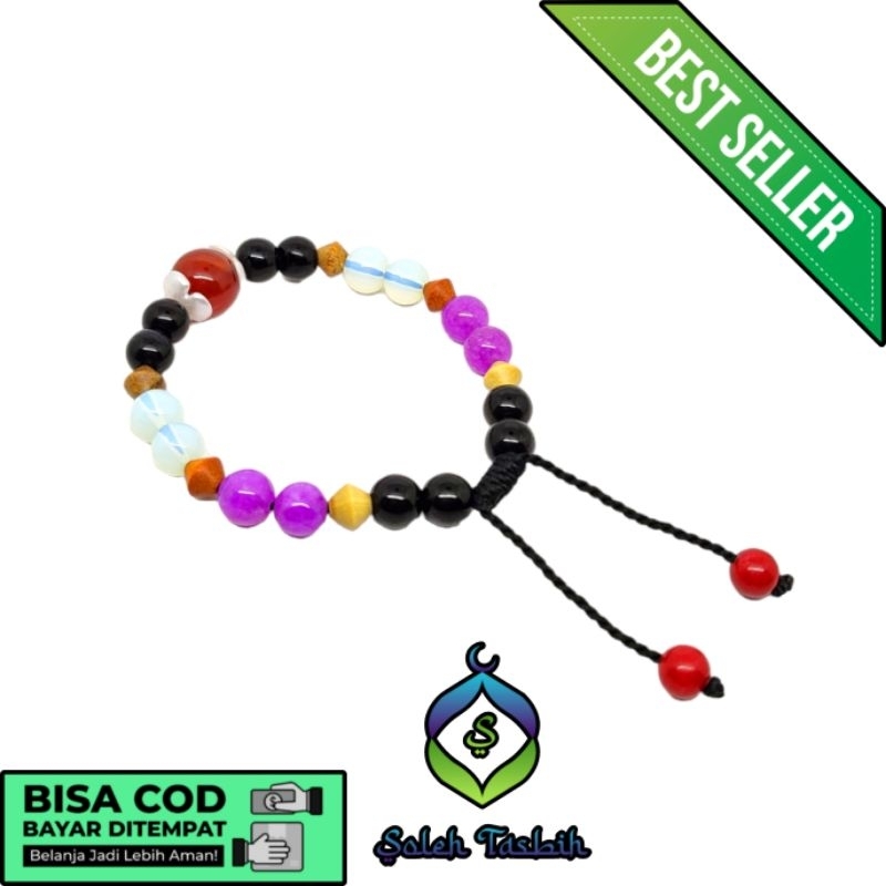 Gelang Batu Kombinasi Kayu Pilihan, Gelang Cantik, Murah