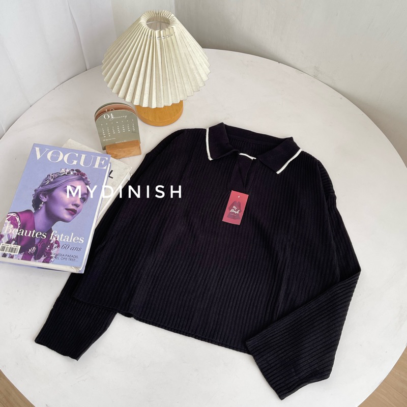 Zanna Polo Blouse - Atasan Blouse Wanita Berkerah