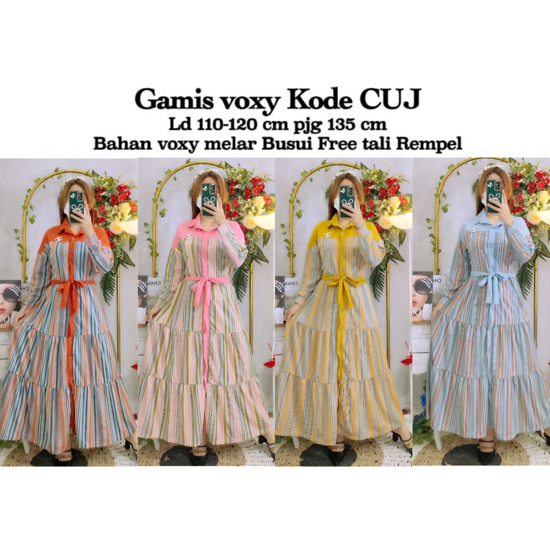 Gamis voxy busui cuj