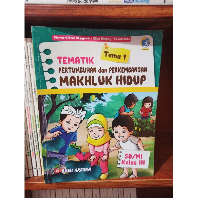 BUKU BEKAS TEMATIK KELAS 3 SD TEMA 1 BUMI AKSARA KURIKULUM 2013