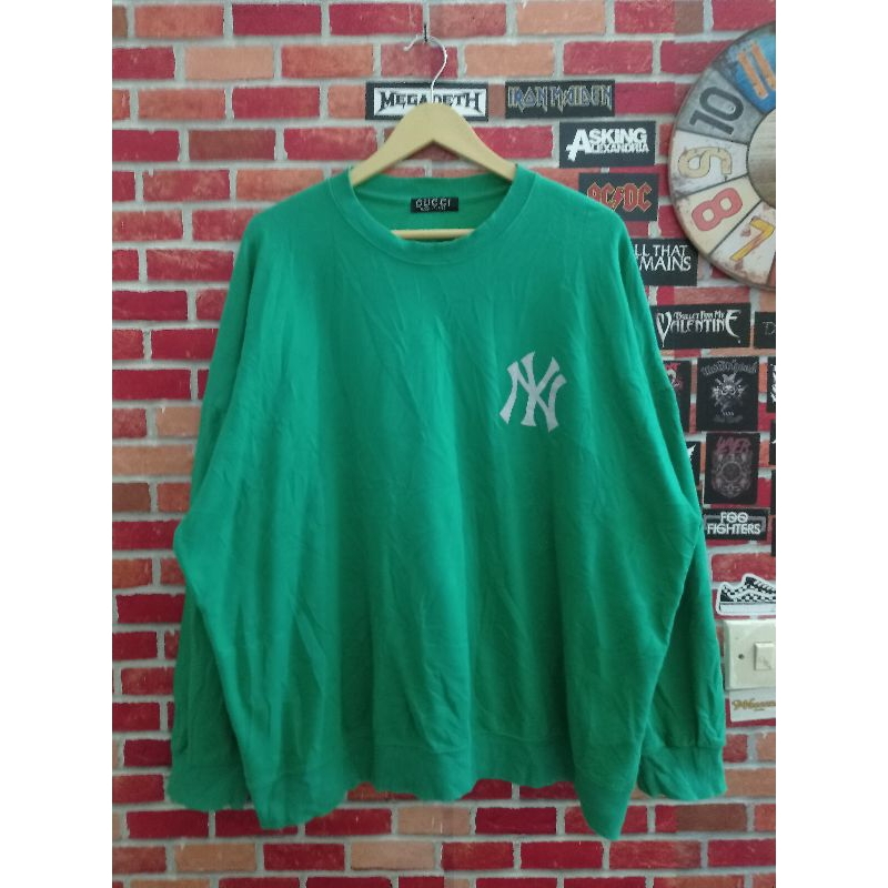 crewneck gucci x yankees second branded