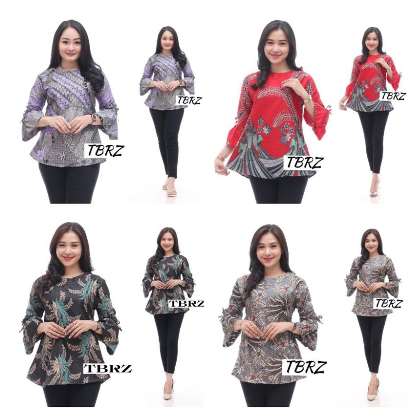 ATASAN BATIK WANITA M L XL XXL 12 motif