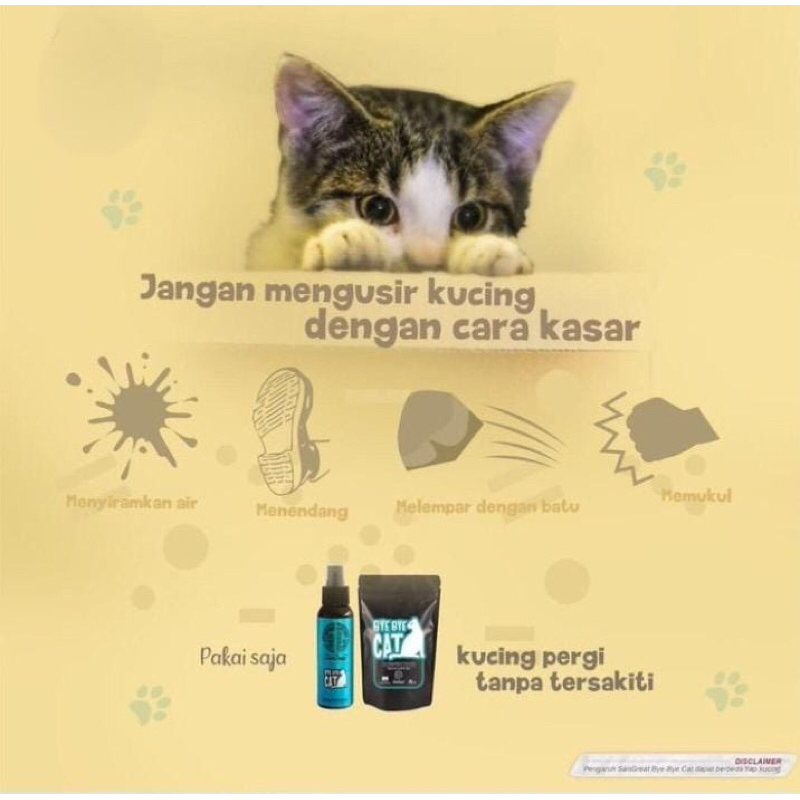 Alat Pengusir Kucing Liar Bandel Bye Bye Cat (Gel Natural Non Pestisida)