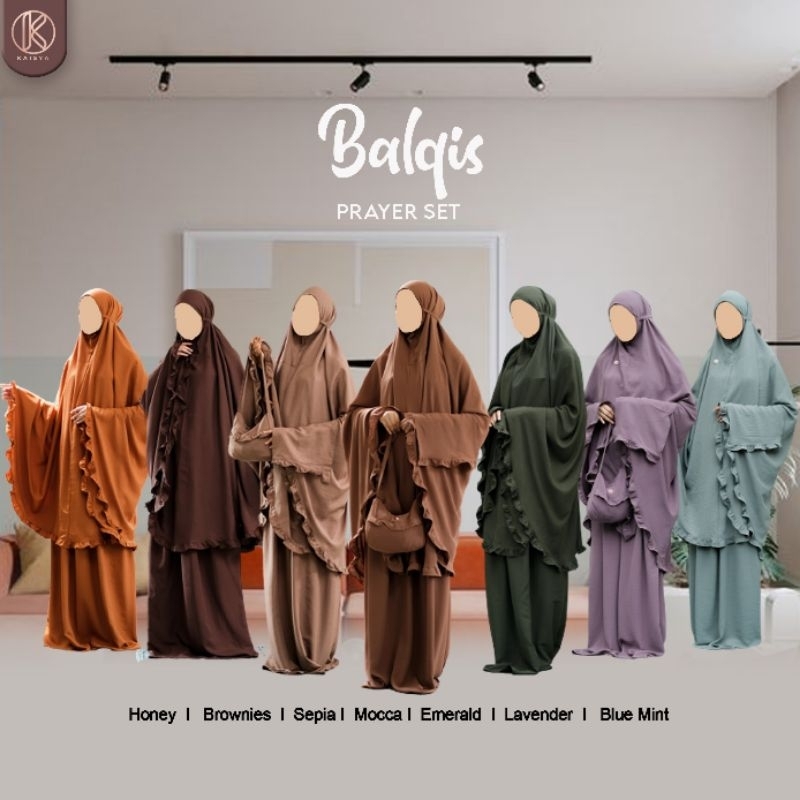 MUKENA BALQIS KAISYA CRINKLE IRONLESS