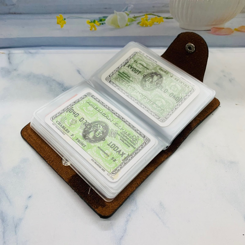 DOMPET KARTU ALBUM 20 SLOT KARTU ATM CREDIT CARD KTP SIM