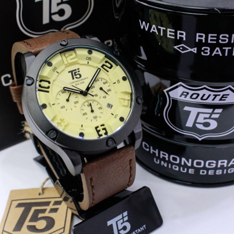 Jam Tangan Pria T5 H 3476G ORIGINAL ✅
