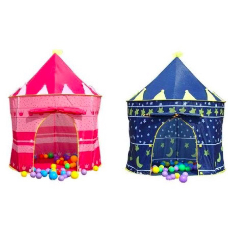 Tenda Istana Anak Bermain Camping Indoor Outdoor / Tenda Camping Castle Anak JUMBO / Tenda Praktis