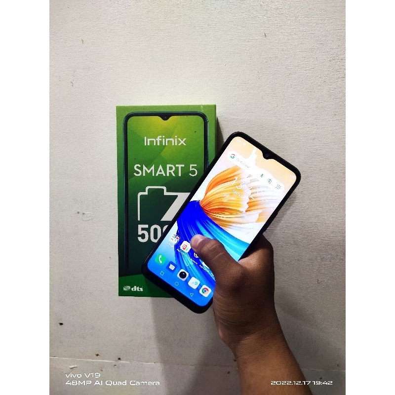 (SECOND) Infinix Smart 5 ram 3/64 Fullset Segel