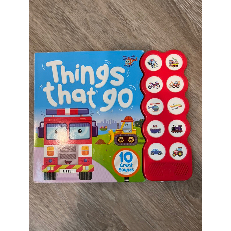 Preloved Sound Book Things that go Buku Anak Children’s Book