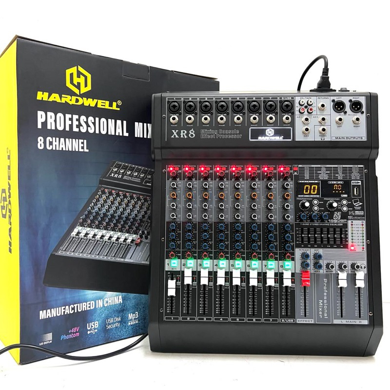 Mixer Hardwell XR 8 Original 8 Channel HARDWELL XR8