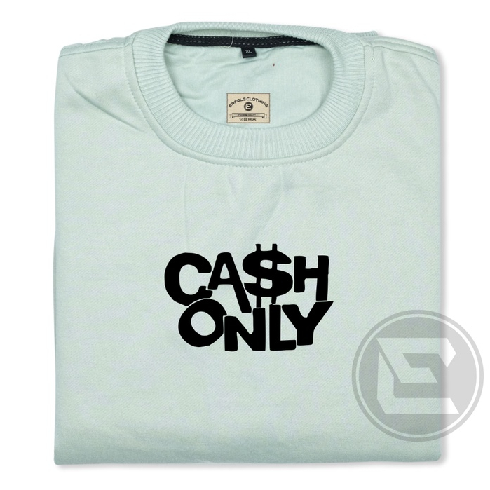 Erfolg Offiziell Sweater Crewneck Pria Wanita Original Switer Oblong Cowok Cewek Oversize Basic Print Sablon Timbul Motif Grafity Suwiter Crowneck Warna Denim Abu Paralon Bahan Katun Fleece Tebal Swater Distro Branded Aesthetic Jumper Jumbo Bandung