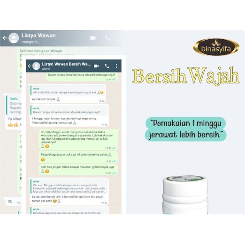 BERSIH WAJAH obat herbal ampuh