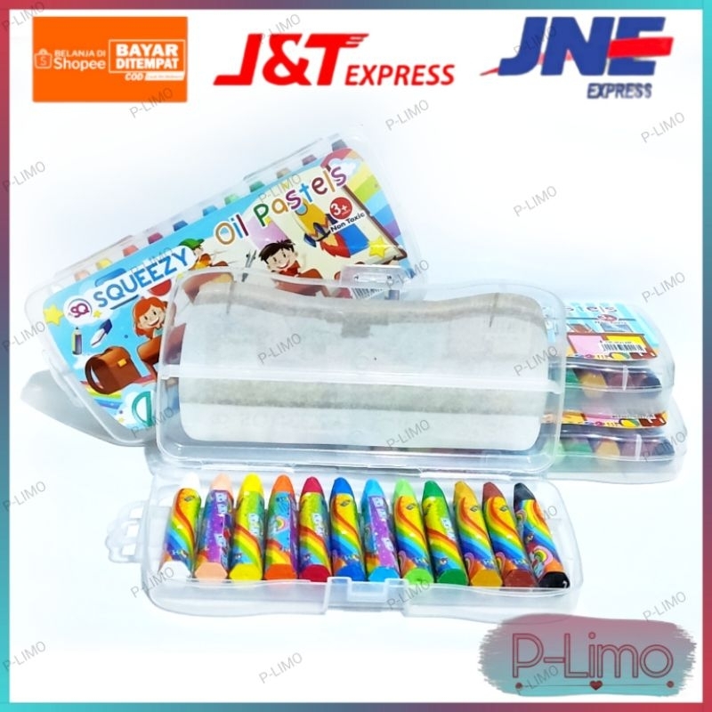 

P5 - CRAYON LILIN 12WARNA / OIL PASTELS / CRAYON CANDY