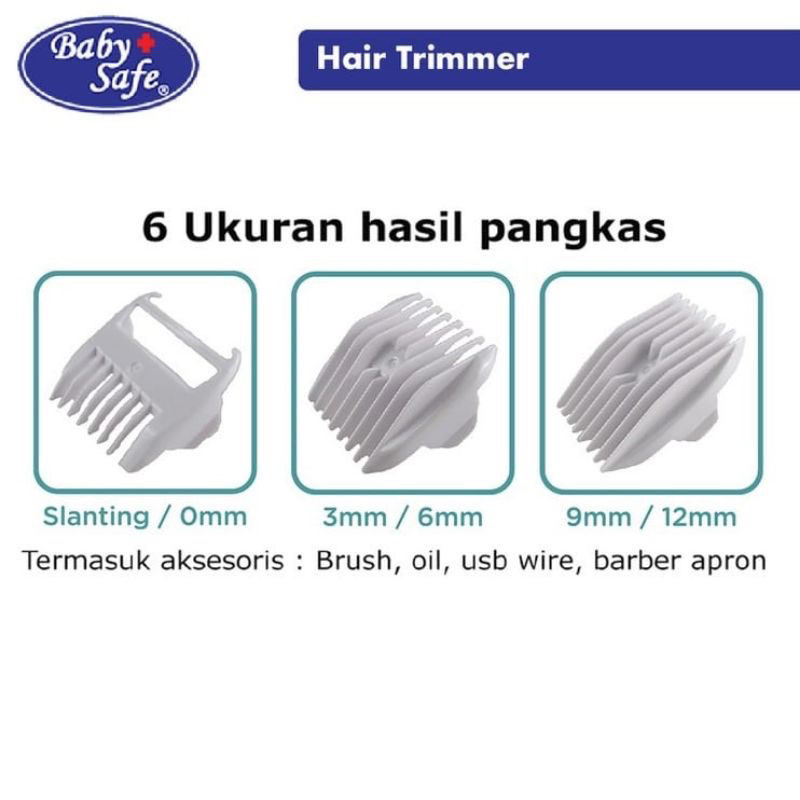 Baby Safe Cukuran Rambut Bayi Anak HT001 - Hair Trimmer Baby Safe