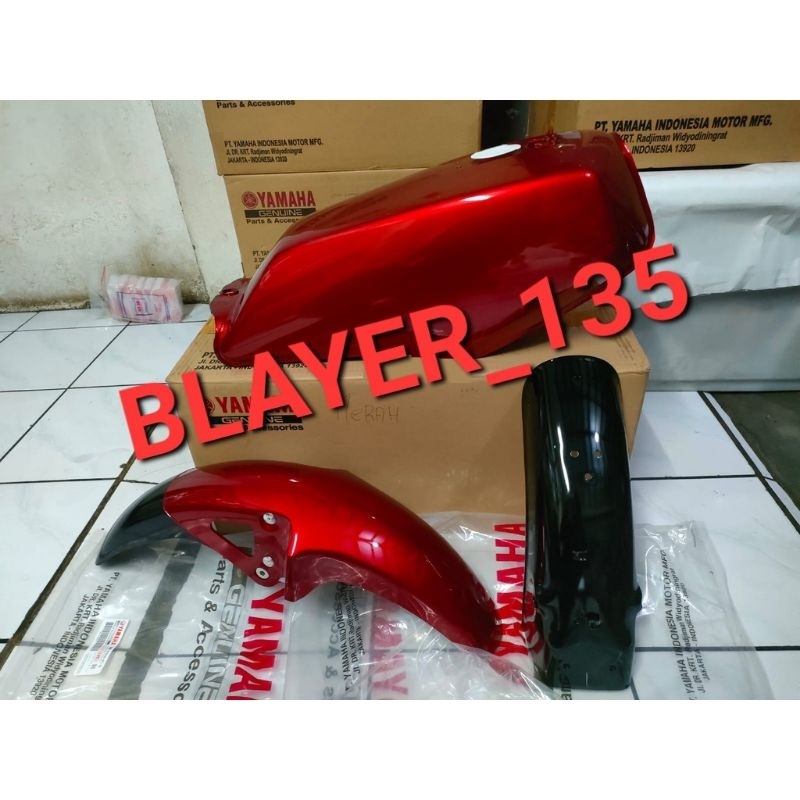 BODI SET RX KING TANGKI MERAH POLOS 2008 ORIGINAL YGP
