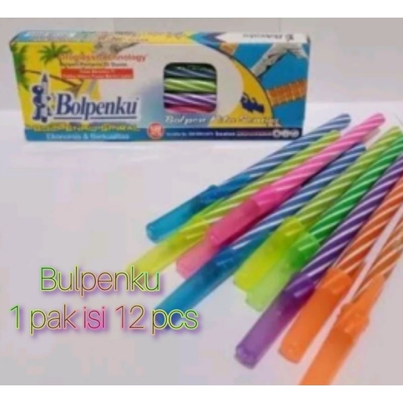 

( 12 pcs / 1 lusin ) Bulpenku / Bulpen Lilin spin