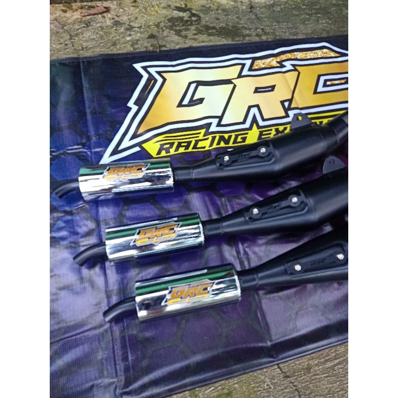 Knalpot Standar racing fizr perut hitam by grcracingexhaust