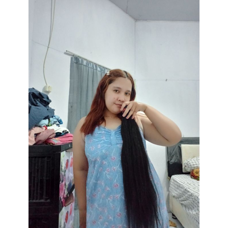 hair extension  70 cm 100 helai