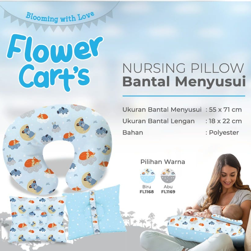 Bantal Menyusui / Bansui / Nursing Pillow Flowers Cart's FL1168 / FL1169 Koala Series - Arevyonlineshop