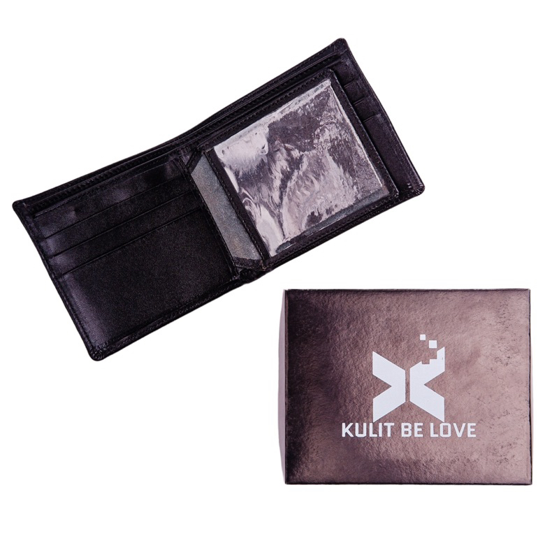 KBL Original Dompet Lipat Pria Kulit Multi Kartu Jepit Kado Cowok