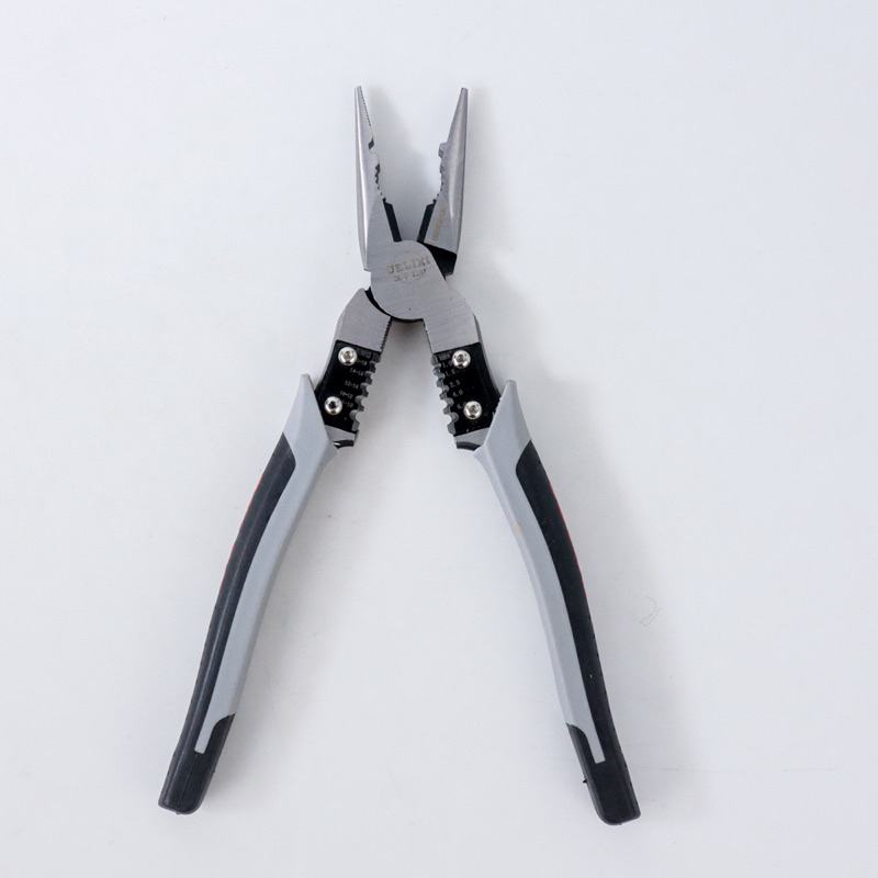 DELIXI Tang Pemotong Kawat CRV Multifungsi Needle Plier 9 inch - 2107