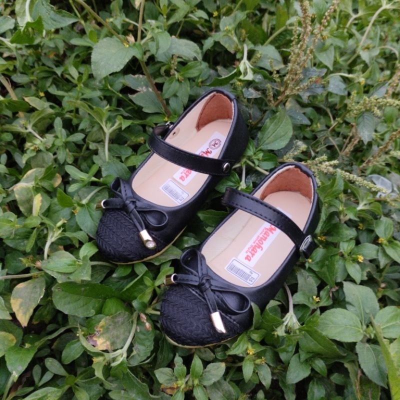 sepatu flat shoes anak kombinasi modle pita tasbeh size 22-25