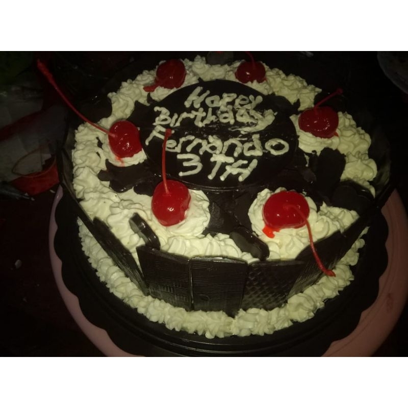 

Black Forest Cake full coklat 22 cm