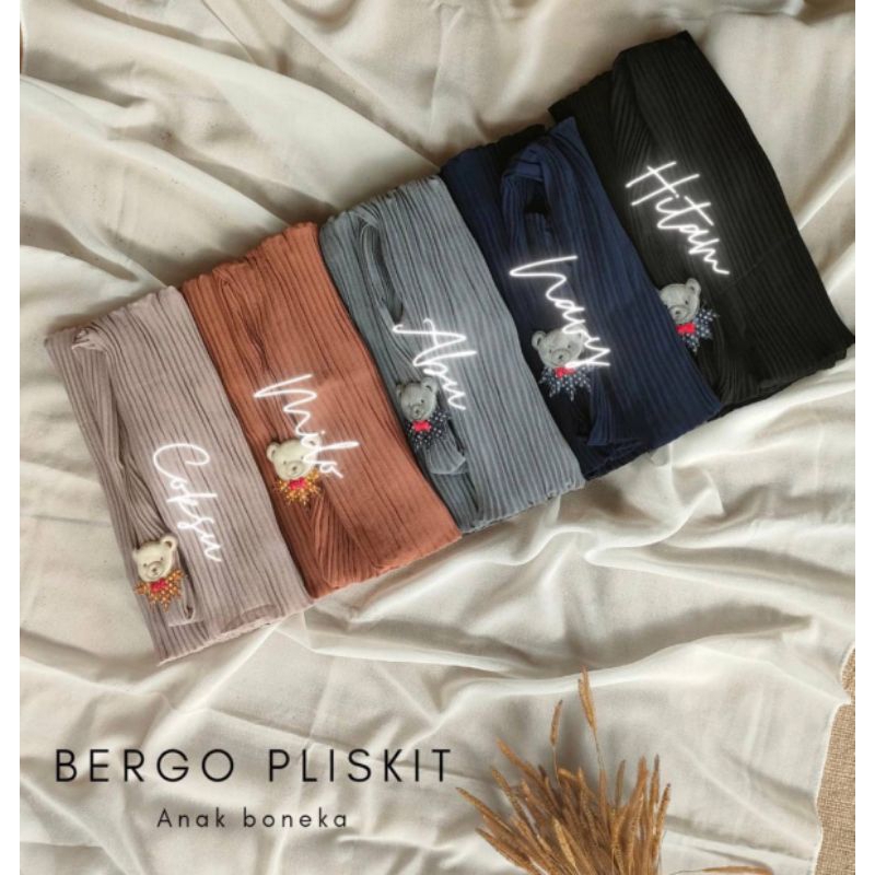 Bergo Plisket Anak