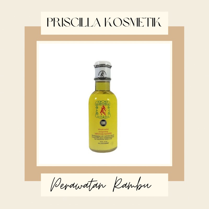 MINYAK KEMIRI VYCARIS FORA 50ML