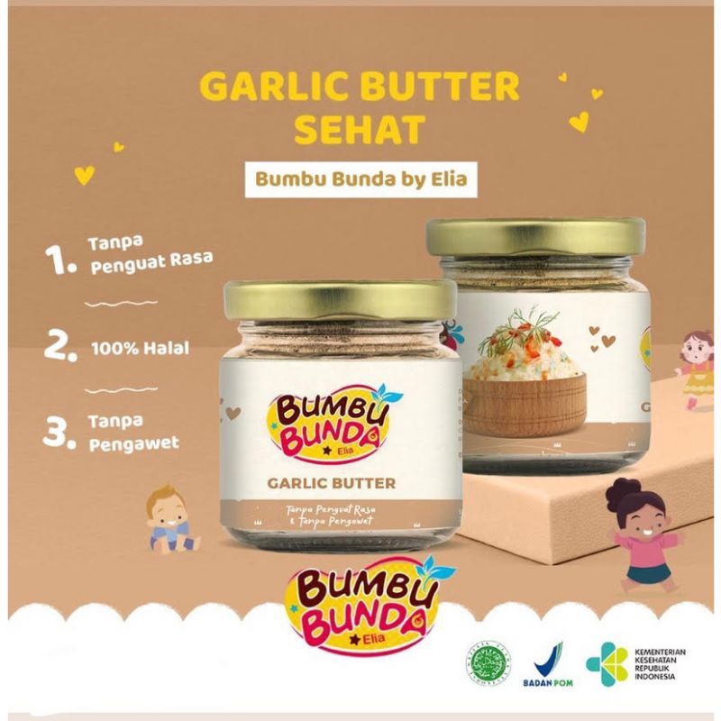 

Bumbu Bunda Elia Garlic Butter MPASI / BB Booster MPASI / Kaldu MPASI /