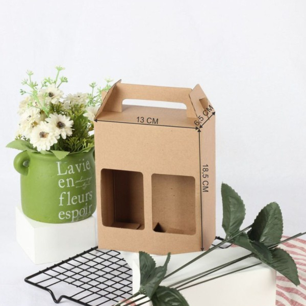 

(10pcs) kardus die cut jinjing dus botol 350ml isi 2 box kemasan packaging hampers hantaran minuman take away