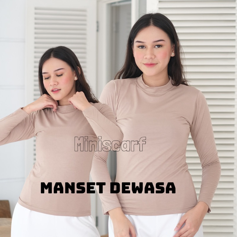 Manset Dewasa - Inner Hijab - Dalaman Baju - Manset Dalaman