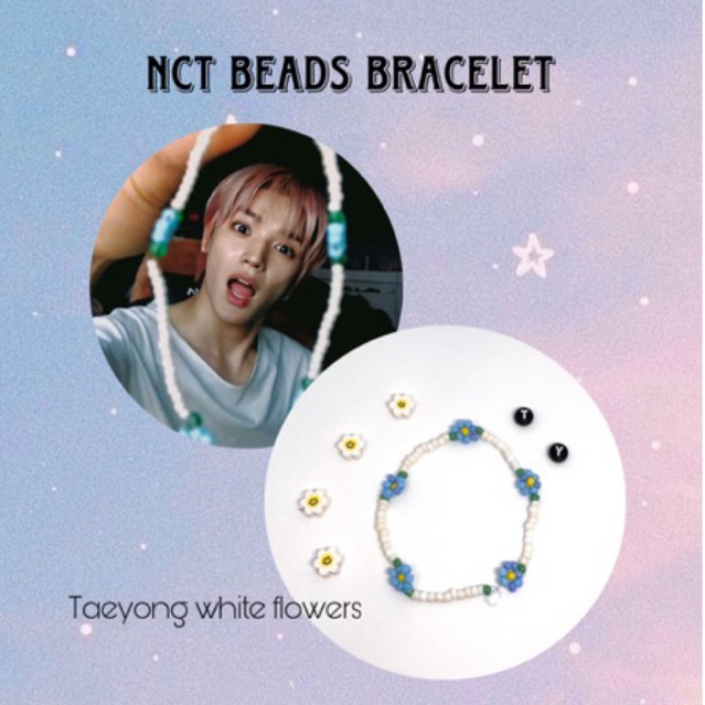 NCT TAEYONG BEADS BRACELET GELANG KPOP NCT TAEYONG