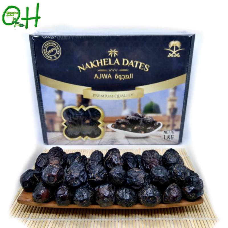 

Kurma Ajwa Jumbo1 kg Kurma Nabi Kurma Ajwa Premium Kurma Ajwa Madinah Original Ajwa Dates