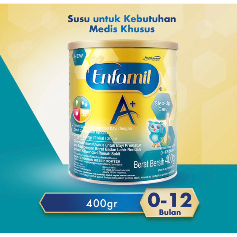 ENFAMIL A+ STEP UP care susu formula bayi prematur