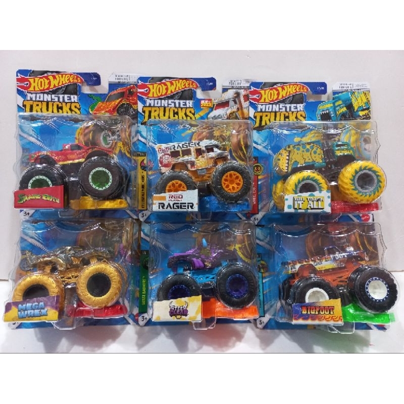 Hot Wheels Monster Trucks Original Mattel / Diecast Miniatur Hotwheels