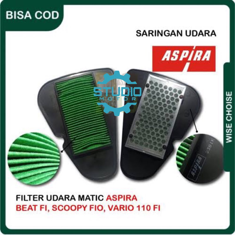 Saringan Filter Udara Beat FI ESP Scoopy FI ESP Vario 110 FI ESP Beat Pop Original HONDA / ASPIRA