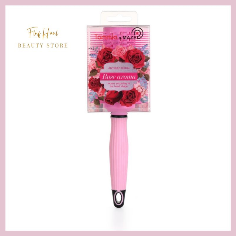 Tammia X Maze WFB-008 & WFB-009 Antibacterial Scented Round Wonder Flex Detangling Brush SisirBlow  