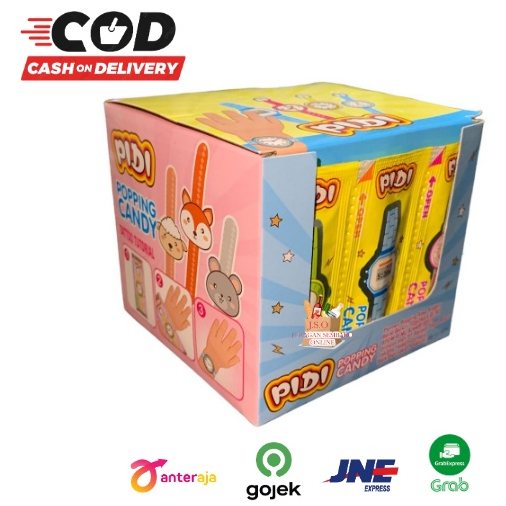 (JSO) Permen Pidi Popping Candy Youka Modi 1 box isi 24 pcs Permen Pletok pletok Pletak Pletok Tatto Anak Anak Snack Permen Anak Murah