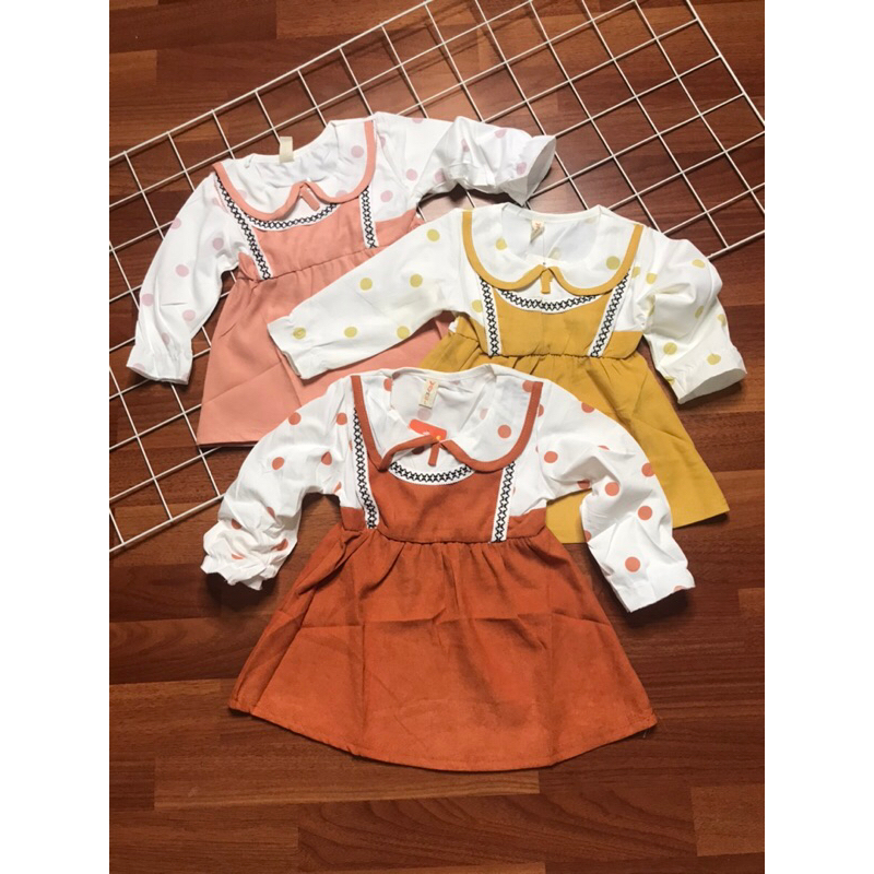 Dress Anak Perempuan Import / Dress Anak Polkadot