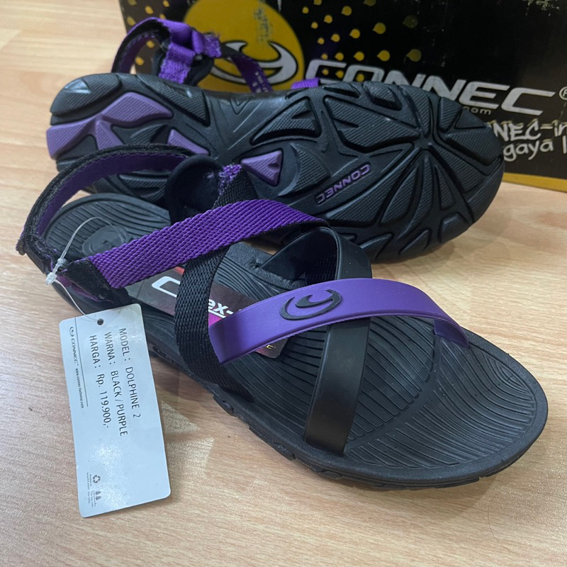 PROMO SANDAL WANITA KEKINIAN CONNEC DOLPHINE ARAMIS LUNA LIVINA 100% BARU