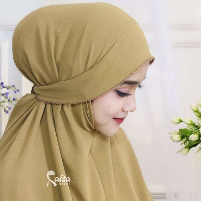 FRENCH MUKENA PREMIUM ORIGINAL RAISA HIJAB/MUKENA TALI LESTY/MUKENA RENDA BORDIR RESLETING DAGU PREM