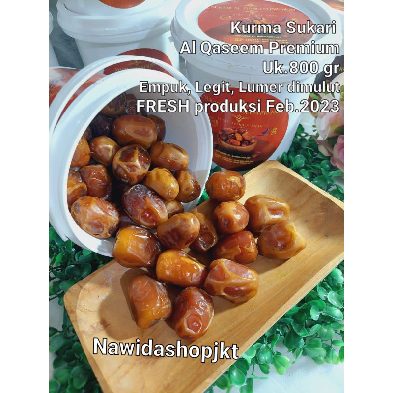 Termurah ! Kurma Sukari Ember Premium 800gr Panen Februari 2023