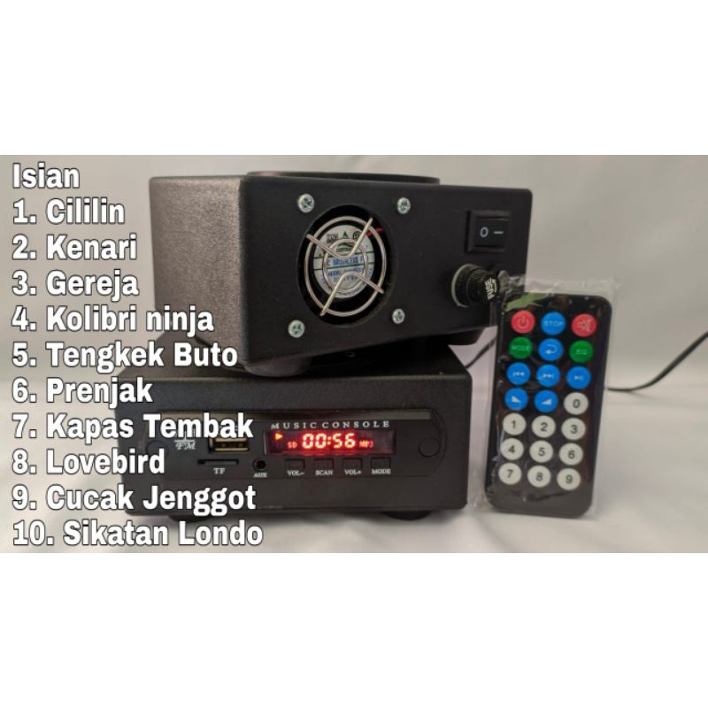 sonic master / alat masteran burung praktis