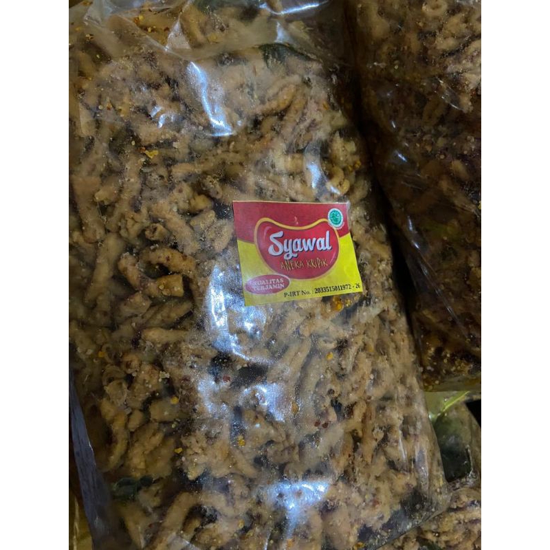 

Keripik Usus Ayam Original & Pedas Syawal 250gram | H.Rojali